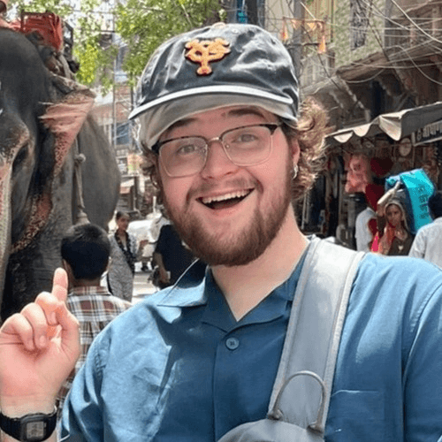 Daniel Parham smiling outdoors